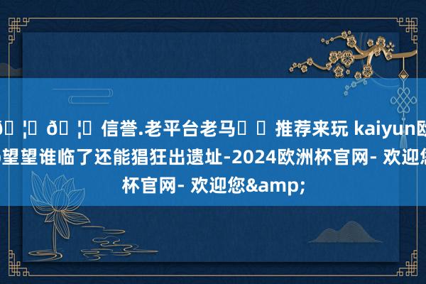 🦄🦄信誉.老平台老马✔️推荐来玩 kaiyun欧洲杯app望望谁临了还能猖狂出遗址-2024欧洲杯官网- 欢迎您&