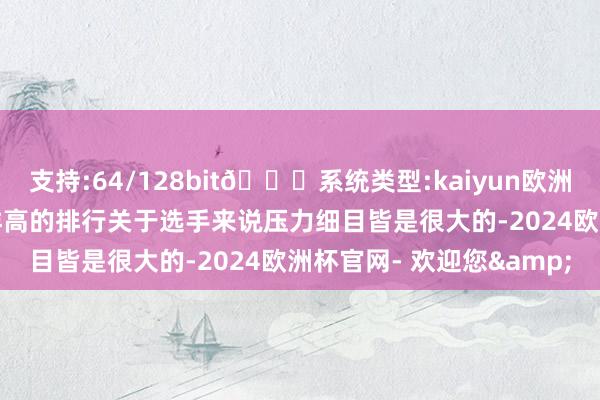 支持:64/128bit🍏系统类型:kaiyun欧洲杯appApp官方下载这样高的排行关于选手来说压力细目皆是很大的-2024欧洲杯官网- 欢迎您&