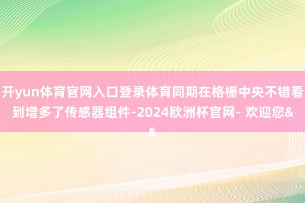 开yun体育官网入口登录体育同期在格栅中央不错看到增多了传感器组件-2024欧洲杯官网- 欢迎您&