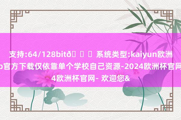 支持:64/128bit🍏系统类型:kaiyun欧洲杯appApp官方下载仅依靠单个学校自己资源-2024欧洲杯官网- 欢迎您&